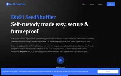 Website screenshot of Knoxstertoken (2026-04-25)