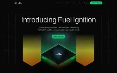 Website screenshot of Fuel Network (2026-05-21)