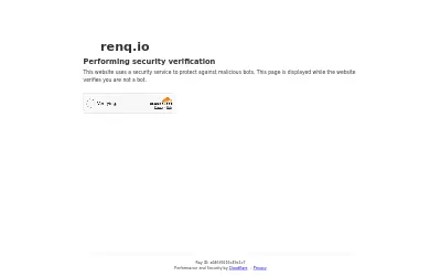 Website screenshot of Renq Finance (2026-05-31)