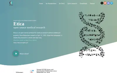 Website screenshot of Etica (2026-05-25)