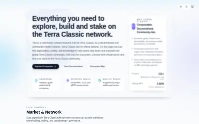 Website screenshot of Terra Luna Classic (2026-05-29)