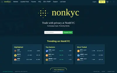 Website screenshot of NKYC (2026-04-25)