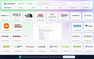 Website screenshot of Monetha (2026-05-22)