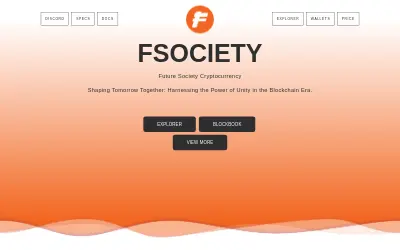 Website screenshot of FSOCIETY (2026-05-25)