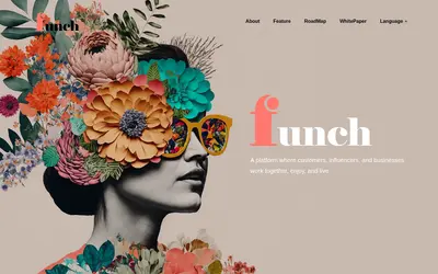 Website screenshot of FUNCH (2026-05-21)