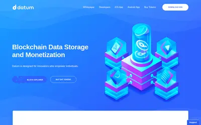 Website screenshot of Datum (2026-05-21)