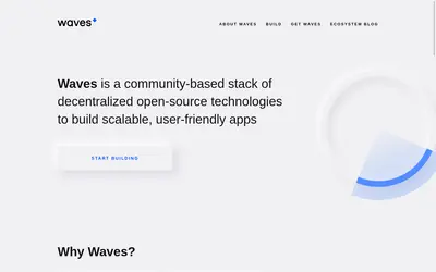 Website screenshot of Waves (2026-05-21)