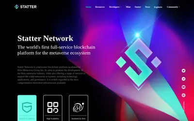 Website screenshot of Statter Network (2026-04-20)
