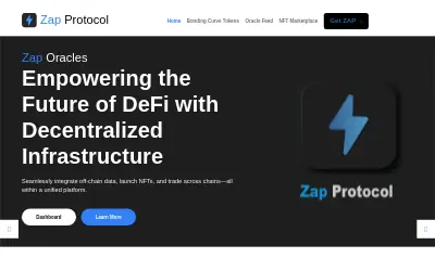 Website screenshot of Zap (2026-05-29)