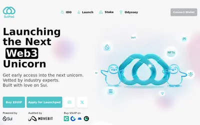 Website screenshot of SuiPad (2026-04-23)