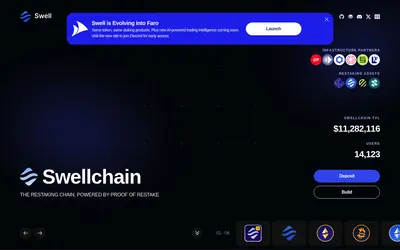 Website screenshot of Swell Ethereum (2026-04-25)