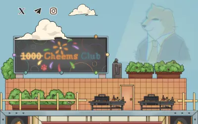Website screenshot of Cheems Token (2026-05-25)