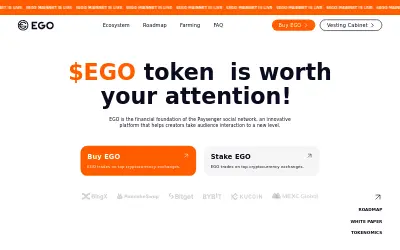 Website screenshot of Paysenger EGO (2026-05-31)