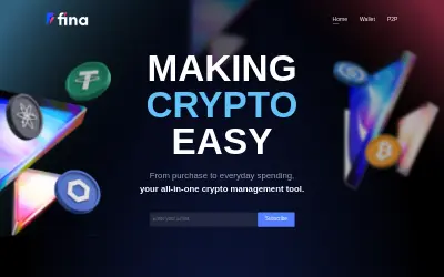 Website screenshot of Fina (2026-05-25)