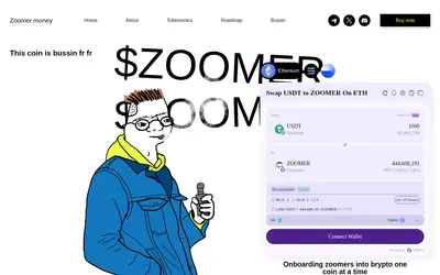 Website screenshot of Zoomer (2026-04-25)