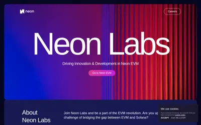 Website screenshot of Wrapped Neon (2026-05-21)