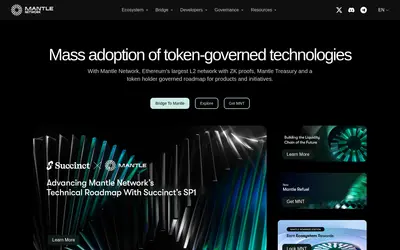 Website screenshot of Wrapped Ether (Mantle Bridge) (2026-05-20)