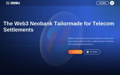Website screenshot of Zeebu (2026-05-20)