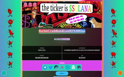 Website screenshot of BarbieCrashBandicootRFK88 (2026-05-22)