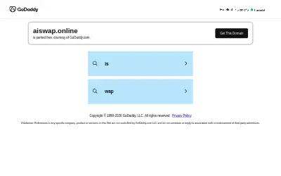 Website screenshot of AISWAPwap (2026-05-25)