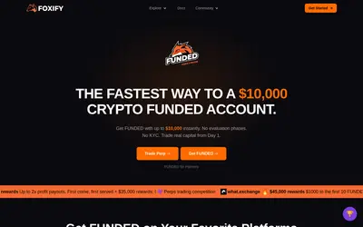 Website screenshot of Foxify (2026-05-20)