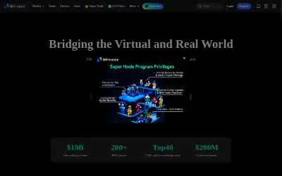 Website screenshot of BiFinance Exchange (2026-05-25)