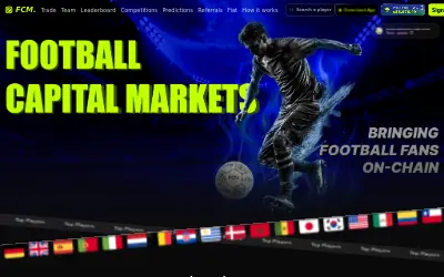 Website screenshot of Football Capital Markets (2026-06-01)