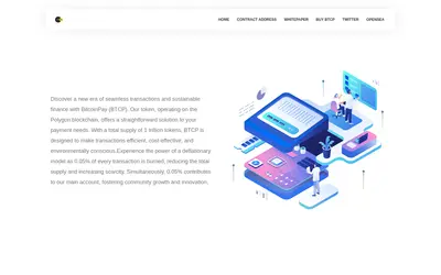 Website screenshot of BitCoinPay (2026-05-20)