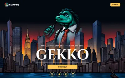 Website screenshot of GEKKO (2026-05-21)