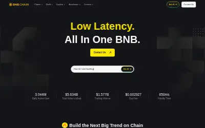 Website screenshot of Bridged Binance-Peg Ethereum (opBNB) (2026-05-25)