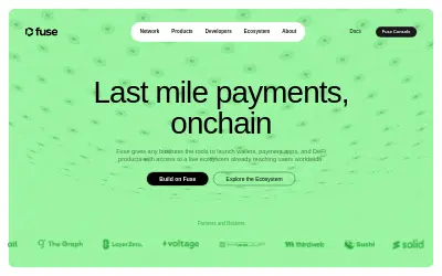 Website screenshot of Bridged Tether (Fuse) (2026-05-31)