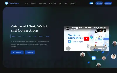 Website screenshot of SuperDapp (2026-05-31)