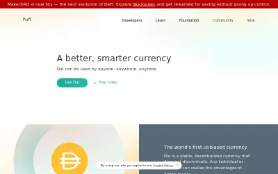 Website screenshot of Maker (2026-05-23)