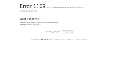 Website screenshot of Talis Protocol (2026-05-22)
