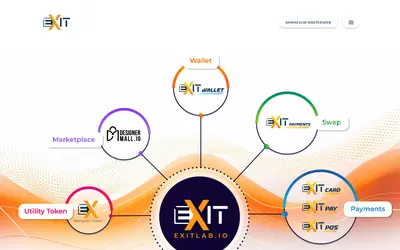 Website screenshot of EXIT Designer Token (2026-05-22)