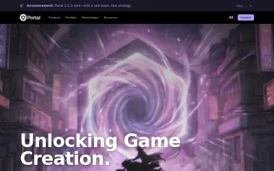 Website screenshot of Portal (2026-06-01)