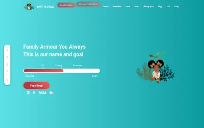 Website screenshot of FAYA (2026-05-25)