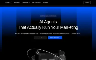 Website screenshot of OORT (2026-05-25)