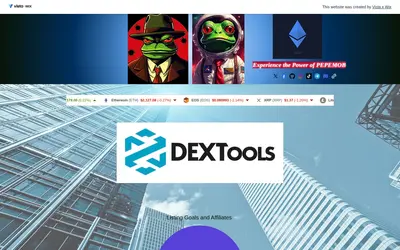 Website screenshot of PEPEMOB (2026-05-20)