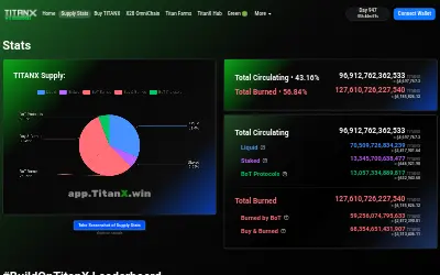 Website screenshot of TITAN X (2026-06-01)