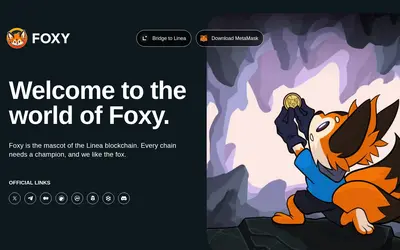 Website screenshot of Foxy (2026-05-22)