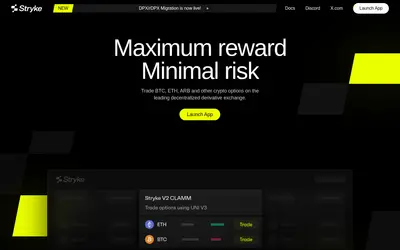 Website screenshot of Stryke (2026-05-22)