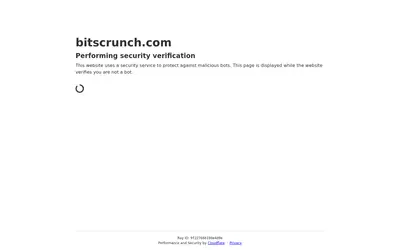 Website screenshot of bitsCrunch Token (2026-04-26)