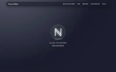 Website screenshot of NeuroWebAI (2026-04-24)