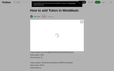 Website screenshot of Huobi Bridged USDT (Heco Chain) (2026-04-25)