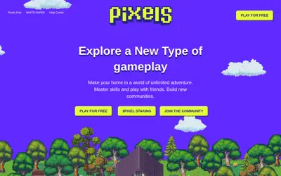 Website screenshot of Pixels (2026-04-25)