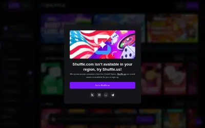 Website screenshot of Shuffle (2026-05-25)