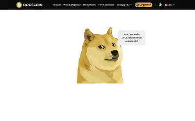 Website screenshot of Dogecoin (2026-05-20)