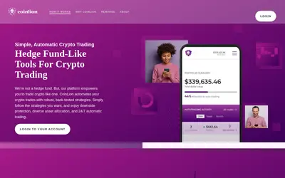 Website screenshot of CoinLion (2026-05-22)