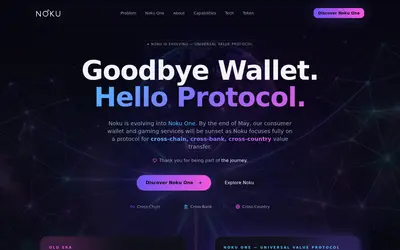 Website screenshot of NOKU EUR (2026-05-21)